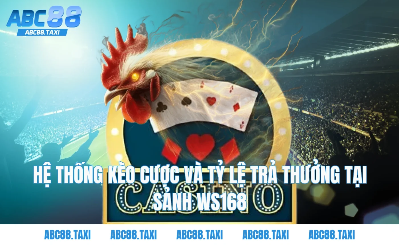 Hệ thống kèo cược và tỷ lệ trả thưởng tại sảnh WS168