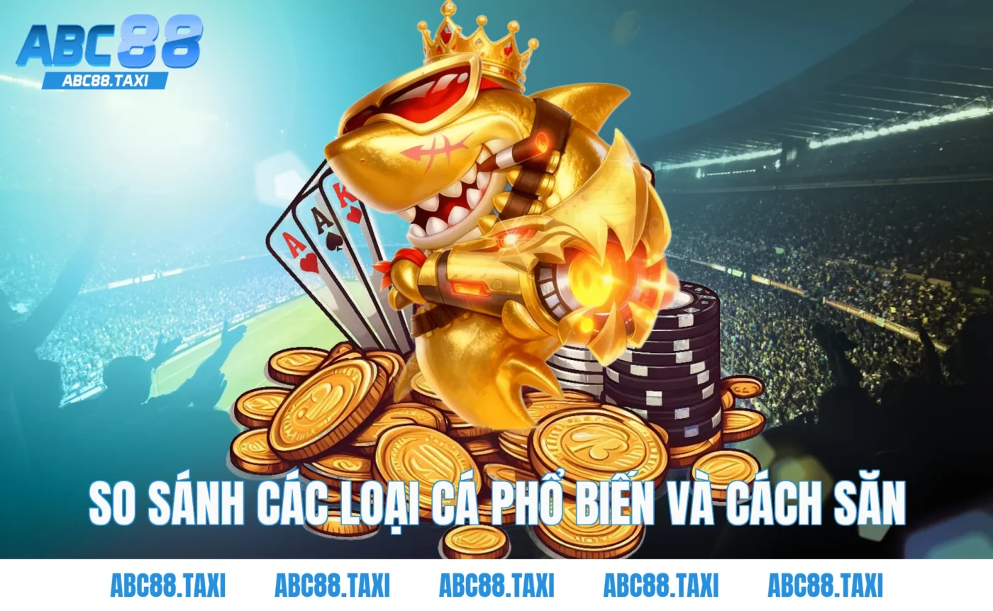 So sánh các loại cá phổ biến và cách săn